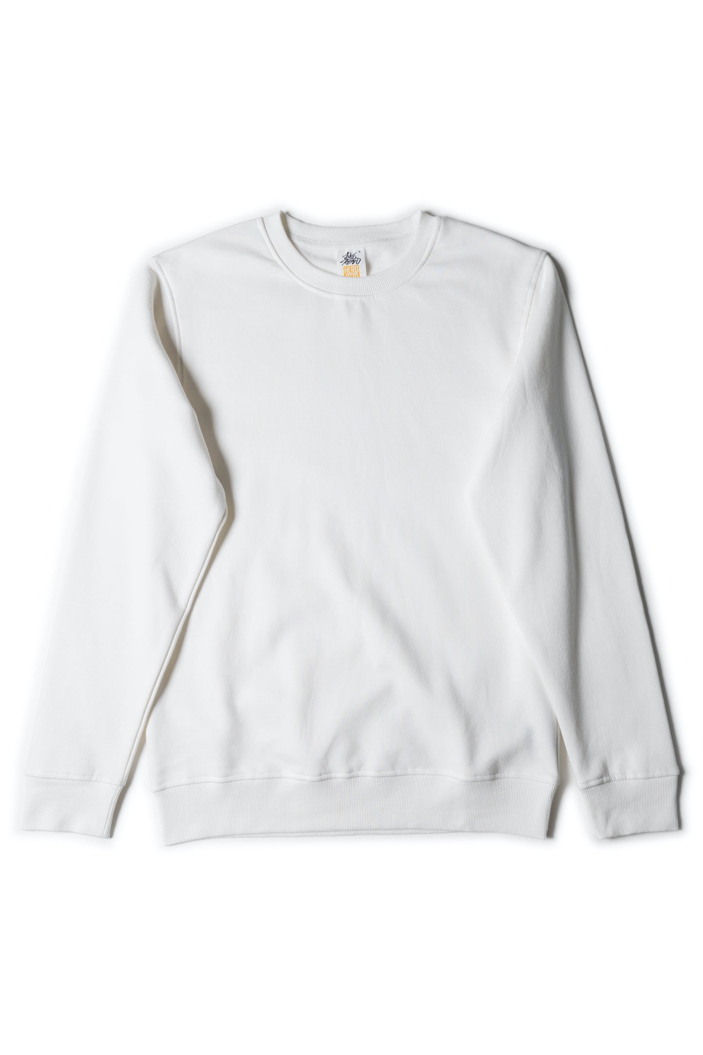 HERO-1020 Unisex Youth Blank Crewneck Sweatshirt - White 1020 HERO L M S White XL XS Youth