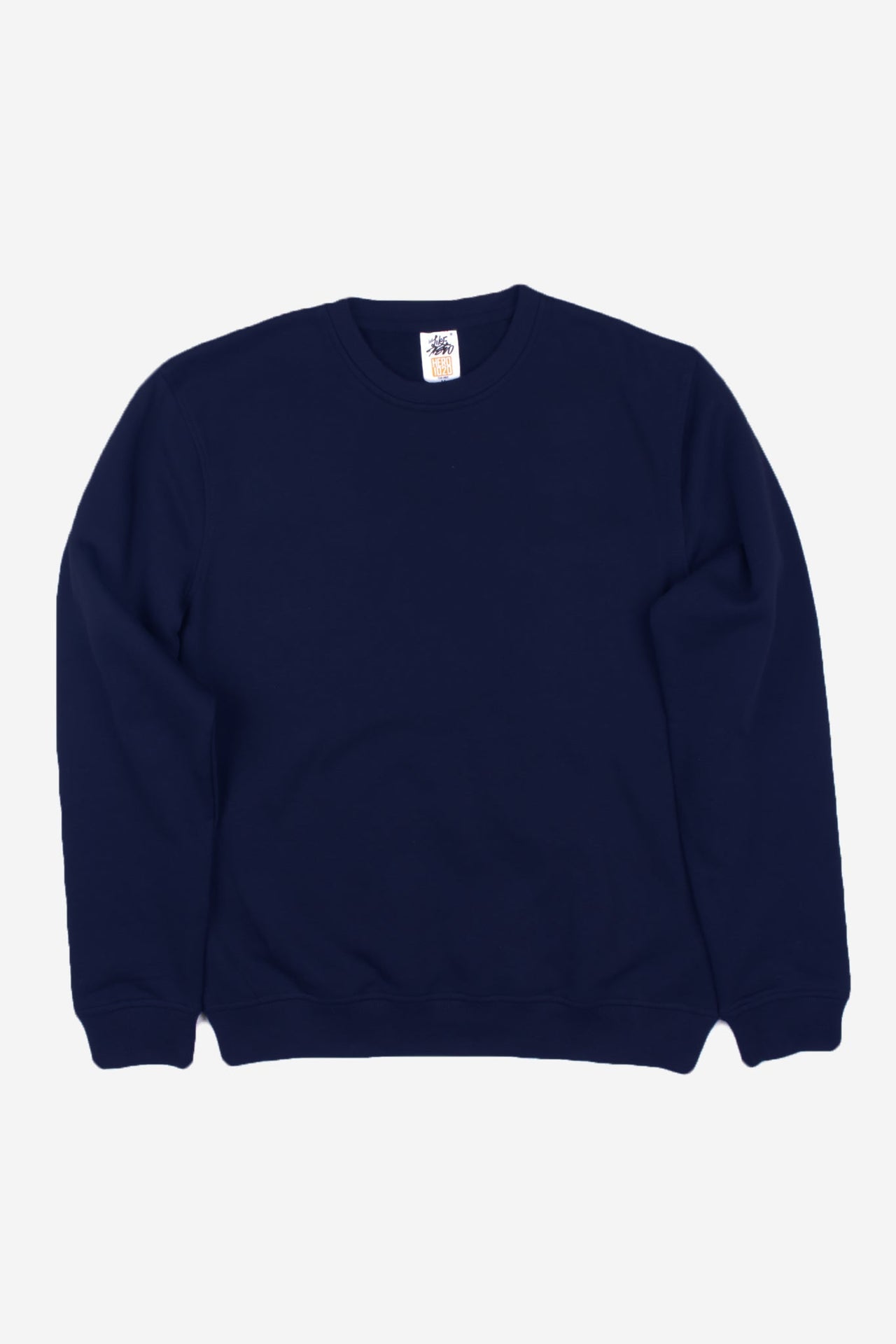 HERO-1020 Unisex Youth Blank Crewneck Sweatshirt - Navy Blue 1020 Blue HERO L M S XL XS Youth