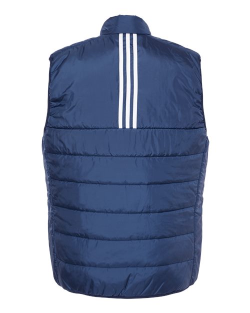 Adidas A572, Men's Puffer Full-zip Vest, Team Navy Blue