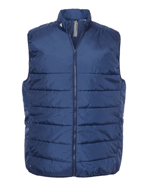 Adidas A572, Men's Puffer Full-zip Vest, Team Navy Blue