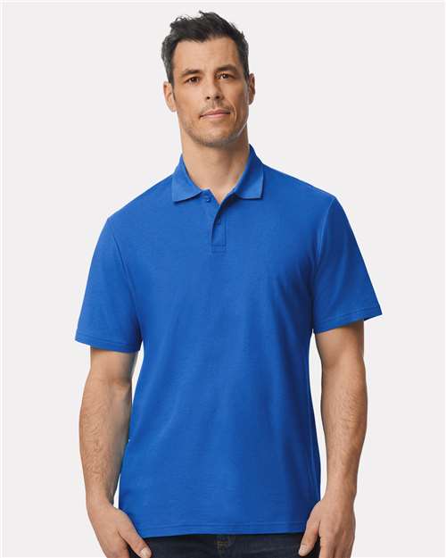 Gildan 64800, Unisex Softstyle Pique Polo, Royal