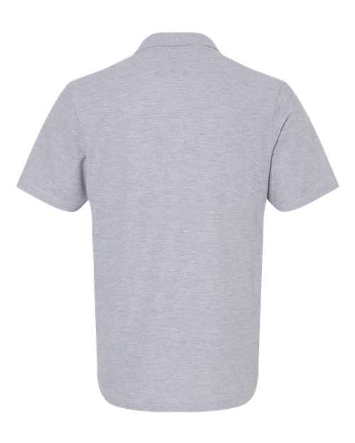 Gildan 64800, Unisex Softstyle Pique Polo, Sport Grey