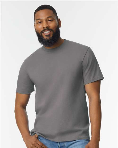 Gildan 65000, Unisex Softstyle Midweight T-shirt, Charcoal