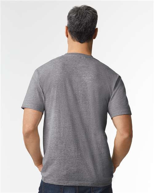 Gildan 65000, Unisex Softstyle Midweight T-shirt, Graphite Heather