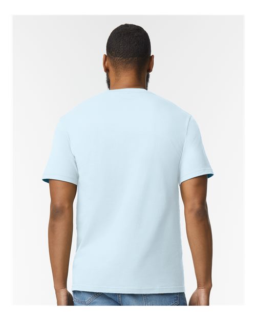 Gildan 65000, Unisex Softstyle Midweight T-shirt, Light Blue