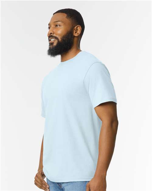Gildan 65000, Unisex Softstyle Midweight T-shirt, Light Blue