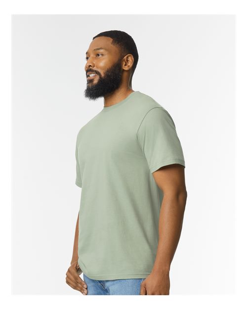 Gildan 65000, Unisex Softstyle Midweight T-shirt, Sage
