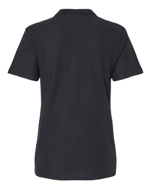 Gildan 64800L, Women's Softstyle Pique Polo, Black