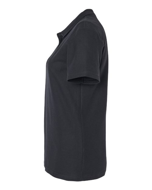 Gildan 64800L, Women's Softstyle Pique Polo, Black
