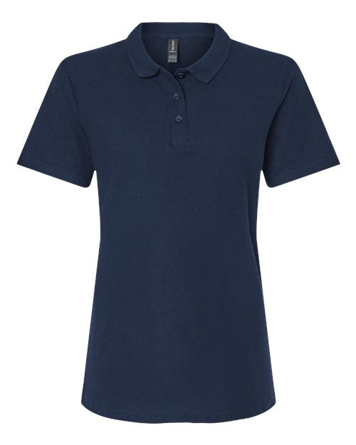 Gildan 64800L, Women's Softstyle Pique Polo, Navy