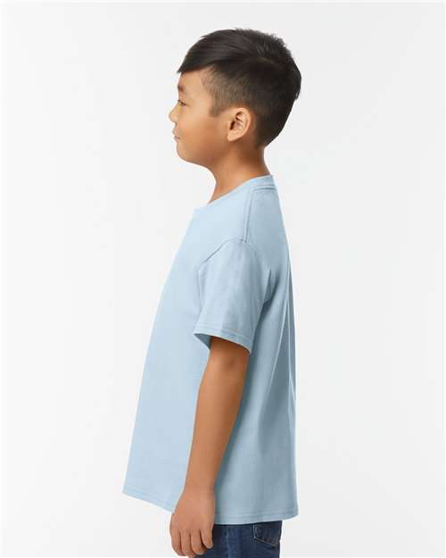 Gildan 65000B, Youth Softstyle Midweight T-shirt, Light Blue