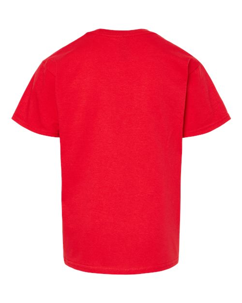 Gildan 65000B, Youth Softstyle Midweight T-shirt, Red
