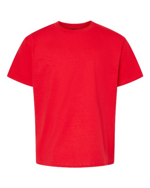 Gildan 65000B, Youth Softstyle Midweight T-shirt, Red