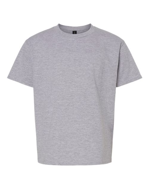 Gildan 65000B, Youth Softstyle Midweight T-shirt, Sport Grey