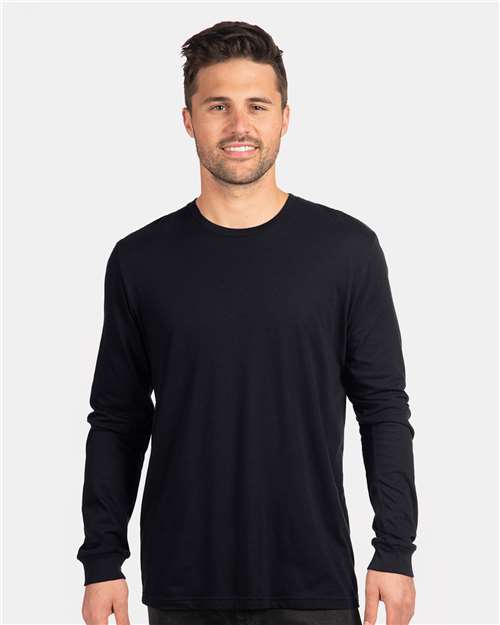 Next Level 6211, Unisex Cvc Long Sleeve Tee, Black