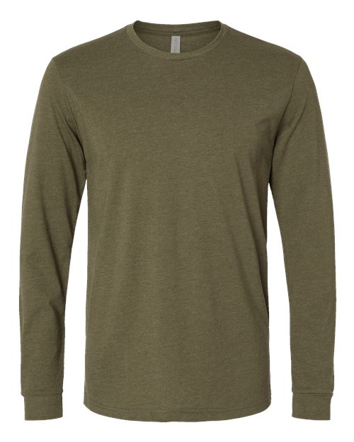 Next Level 6211, Unisex Cvc Long Sleeve Tee, Military Green