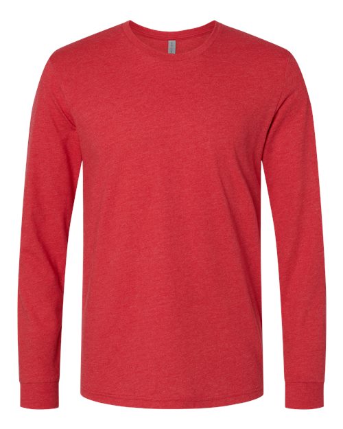 Next Level 6211, Unisex Cvc Long Sleeve Tee, Red
