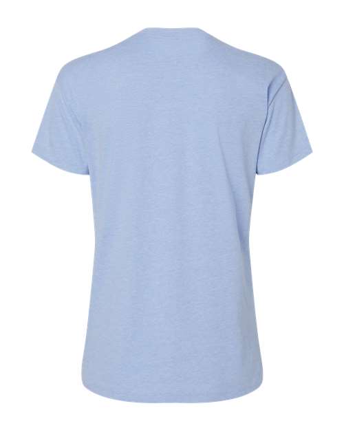 Next Level 6600, Women's Cvc Relaxed Tee, Heather Columbia Blue