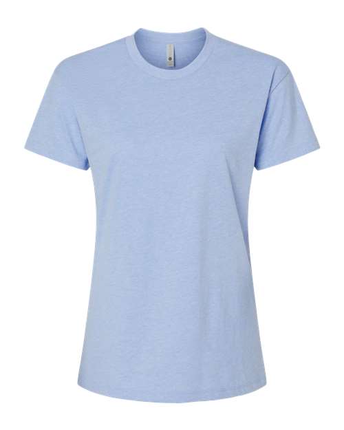 Next Level 6600, Women's Cvc Relaxed Tee, Heather Columbia Blue