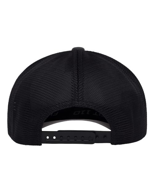 Flexfit 110M, 110 Mesh-back Cap, Charcoal/ Black