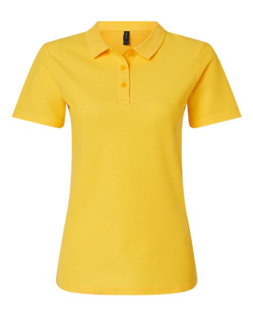 Gildan 64800L, Women's Softstyle Pique Polo, Daisy