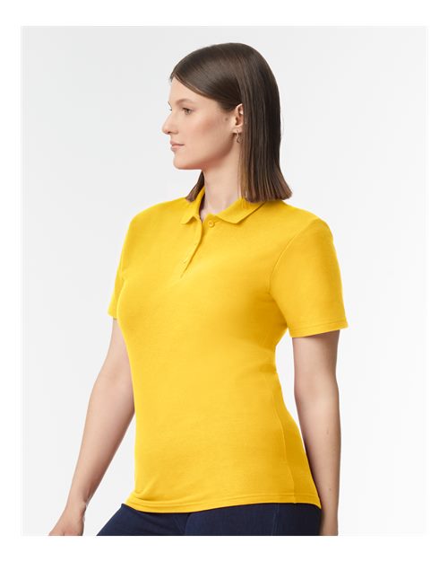 Gildan 64800L, Women's Softstyle Pique Polo, Daisy