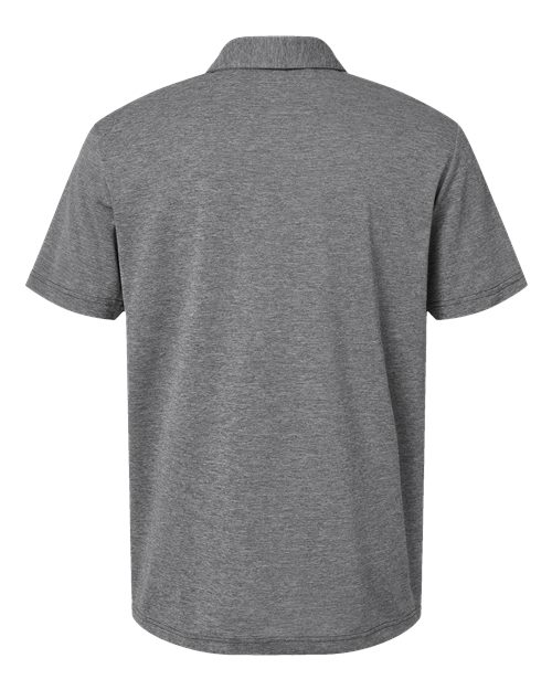 Adidas A582, Men's Heathered Polo, Black Melange