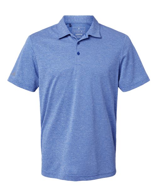 Adidas A582, Men's Heathered Polo, Collegiate Royal Melange