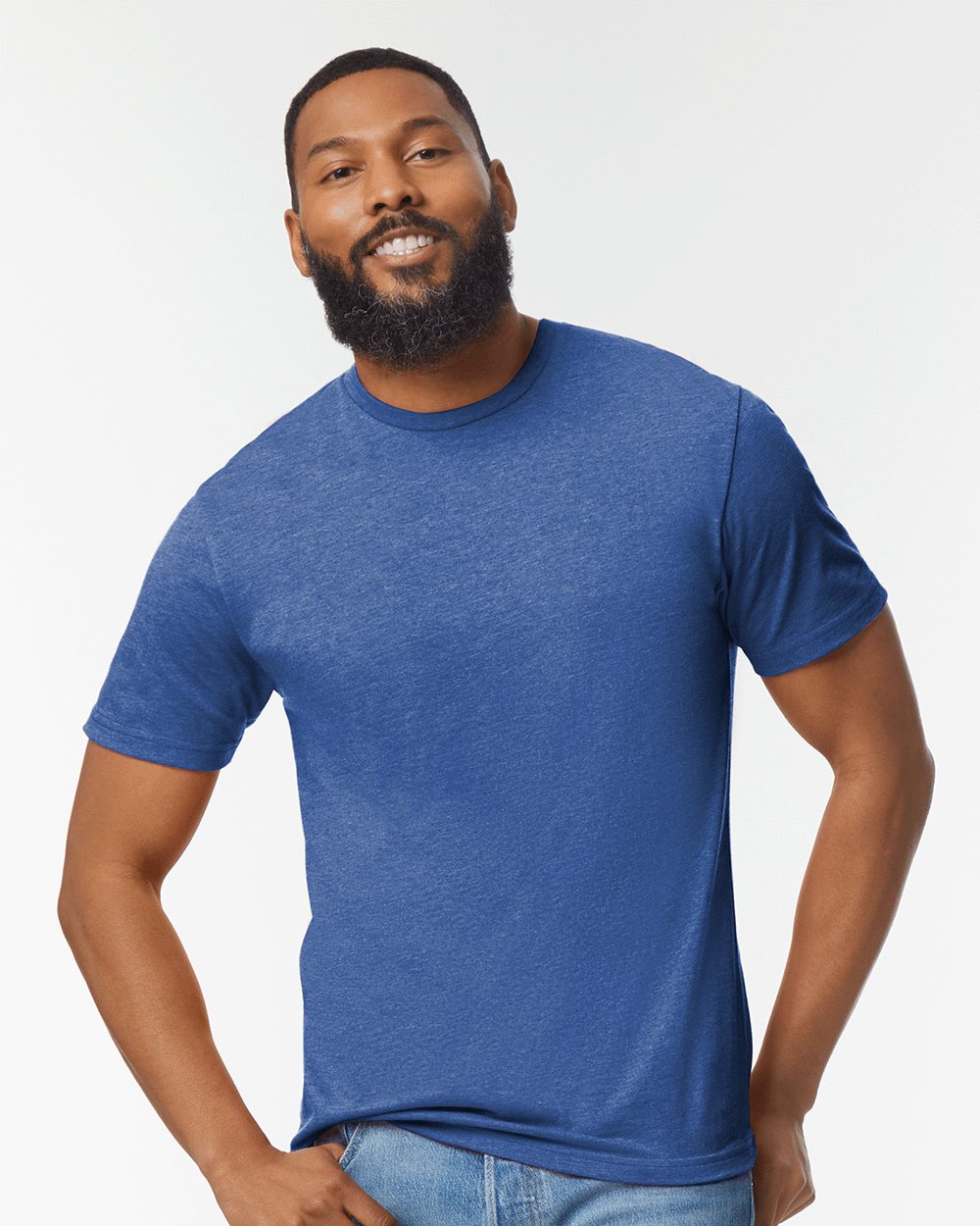 Gildan 980, Unisex Softstyle Lightweight T-shirt, Black