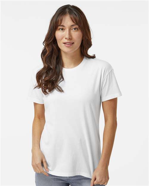 Women's CVC Relaxed T-Shirt - - 11228 White 03718 2023 Fall Style Guide 4-4.9 oz 6600 Best Selling Brands CA New ab Company Culture Company Store Female Faves Company Store Style Guide Company Store Tops Cotton Cotton - Ringspun Crewneck Eco-Friendly Fashion T-Shirts FSG - Back to School Essentials FSG Coaches and Staff Next Level Polyester Relaxed Short Sleeves Socially Conscious Manufacturing Summer Style Guide 2023 Sustainable Manufacturing Sustainable Styles T-Shirts T-Shirts - Premium Tops Womens
