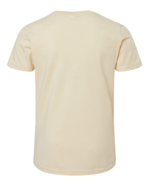 BELLA + CANVAS 3001Y, Youth Jersey Tee, Soft Cream