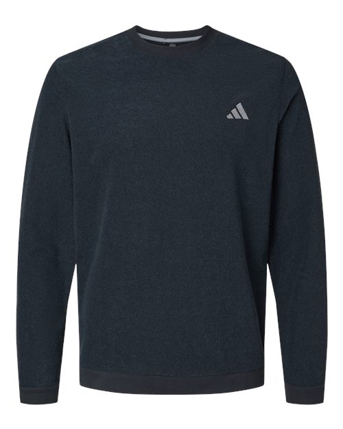 Adidas A586, Men's Terry Loop Crewneck Sweatshirt, Black