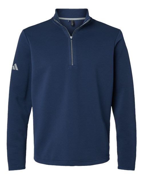 Adidas A588, Men's Spacer Quarter-zip Pullover, Collegiate Navy