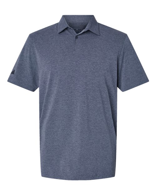 Adidas A590, Men's Blended Polo, Collegiate Navy Melange