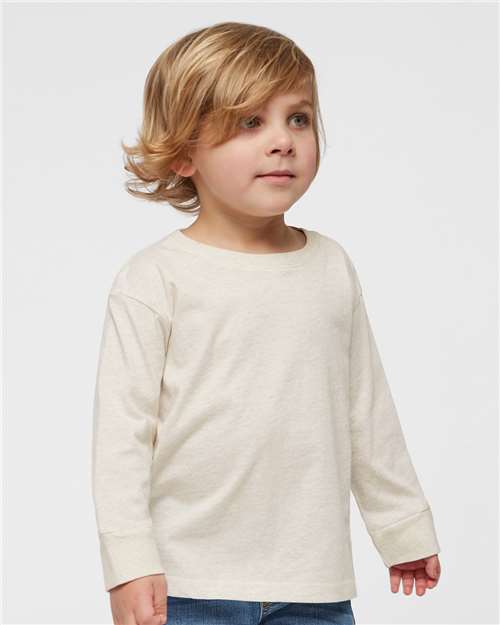 Toddler Fine Jersey Long Sleeve Tee -  - 3484 - Toronto Screen Printing- Color