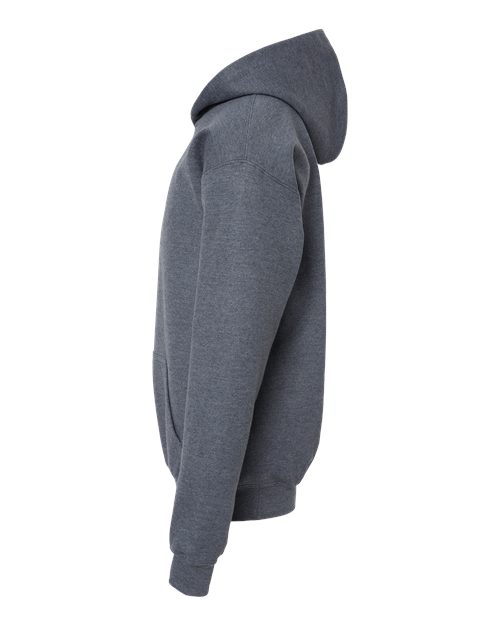 Gildan SF500B, Youth Softstyle Midweight Hooded Sweatshirt, Dark Heather