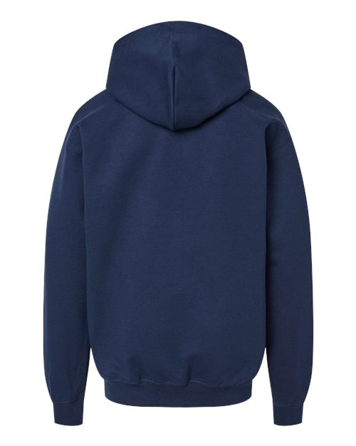 Gildan SF500B, Youth Softstyle Midweight Hooded Sweatshirt, Navy