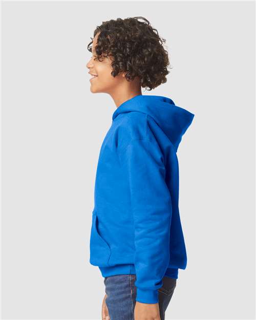 Gildan SF500B, Youth Softstyle Midweight Hooded Sweatshirt, Royal