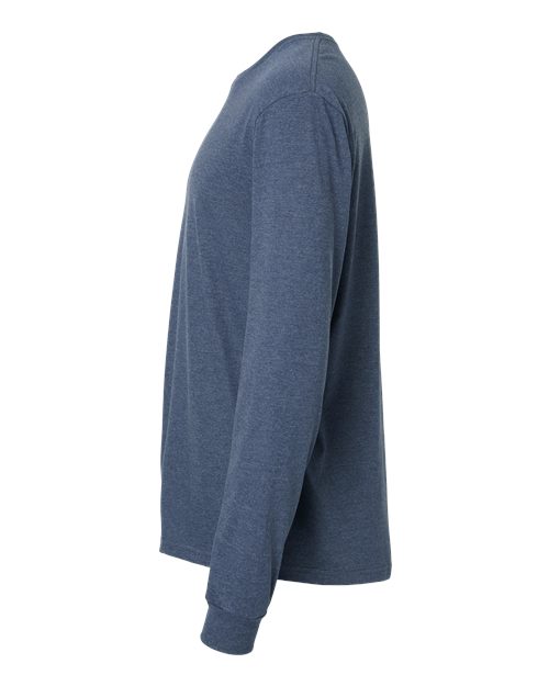 Gildan 64440CVC, Unisex Softstyle Cvc Long Sleeve T-shirt, Navy Mist
