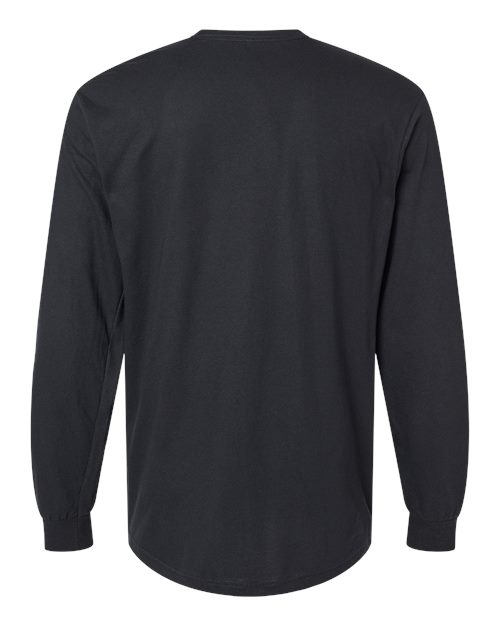 Gildan 64440CVC, Unisex Softstyle Cvc Long Sleeve T-shirt, Pitch Black