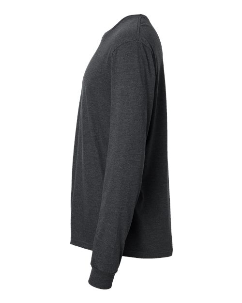 Gildan 64440CVC, Unisex Softstyle Cvc Long Sleeve T-shirt, Pitch Black Mist