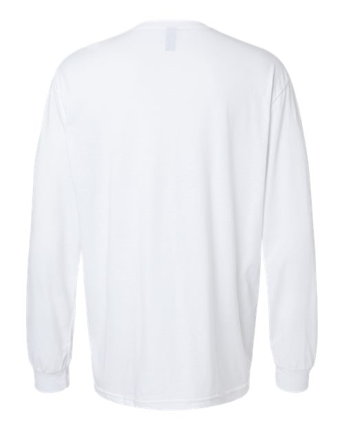 Gildan 64440CVC, Unisex Softstyle Cvc Long Sleeve T-shirt, White