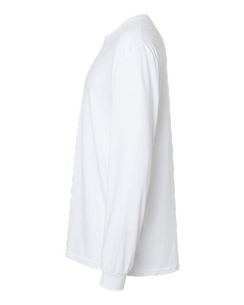 Gildan 64440CVC, Unisex Softstyle Cvc Long Sleeve T-shirt, White