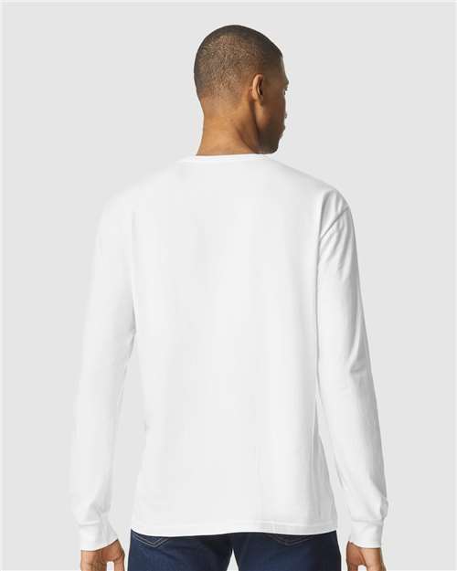 Gildan 64440CVC, Unisex Softstyle Cvc Long Sleeve T-shirt, White