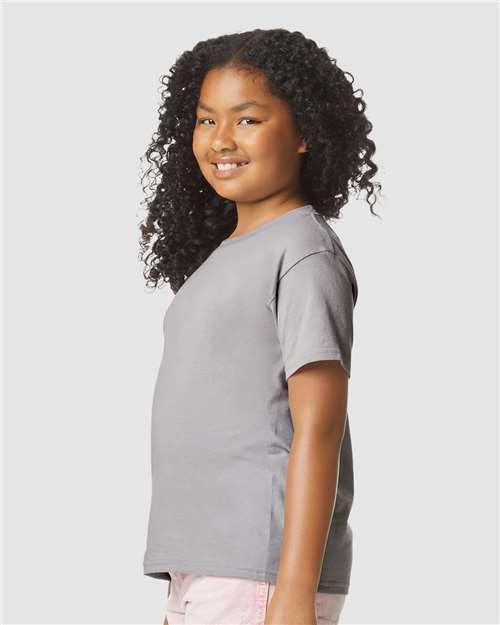 Gildan 64000BCVC, Youth Softstyle Cvc T-shirt, Cement