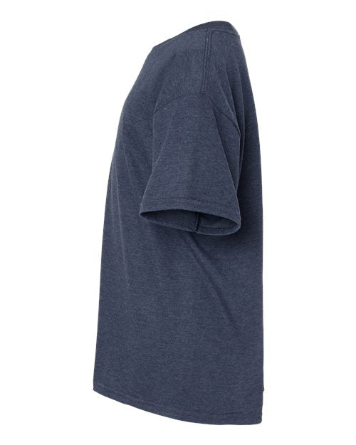 Gildan 64000BCVC, Youth Softstyle Cvc T-shirt, Navy Mist