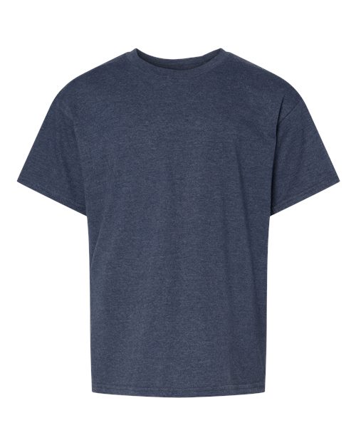 Gildan 64000BCVC, Youth Softstyle Cvc T-shirt, Navy Mist