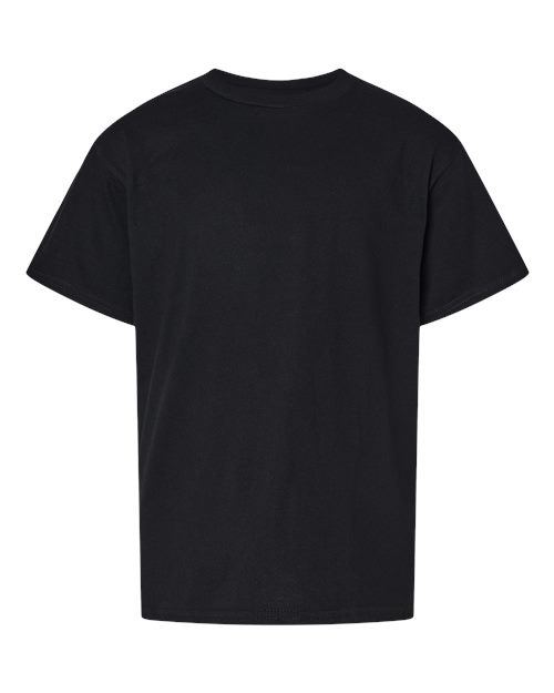 Gildan 64000BCVC, Youth Softstyle Cvc T-shirt, Pitch Black