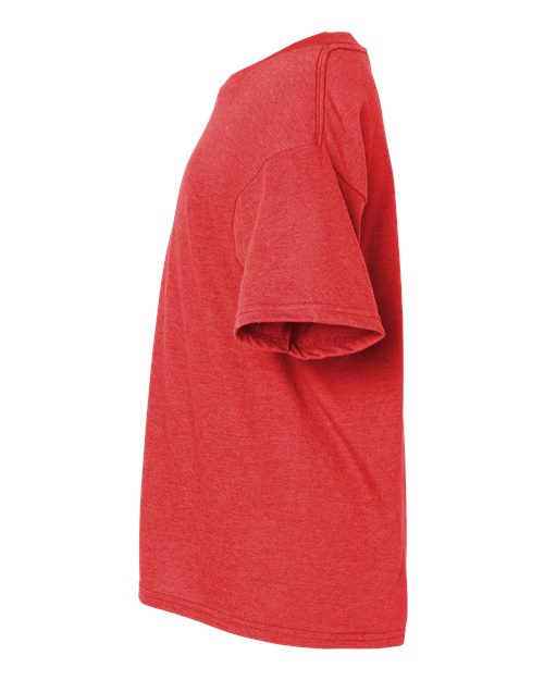 Gildan 64000BCVC, Youth Softstyle Cvc T-shirt, Red Mist