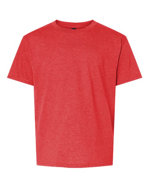 Gildan 64000BCVC, Youth Softstyle Cvc T-shirt, Red Mist